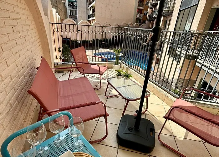 Casa Tita - Exclusivo Con Gran Terraza Y Vistas A La Piscina En Appartamento